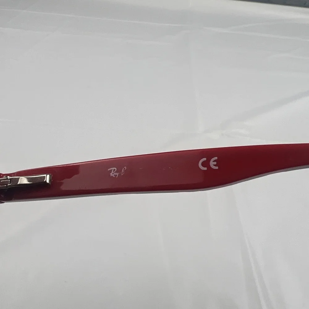 Ray Ban RB 1535 3573 Eyeglasses Red Logo Arms 48-16-130 Frames Only #6